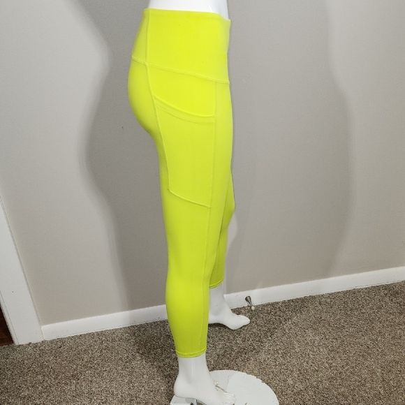Zella Neon Yellow High-Rise Leggings - Picture 5 of 8
